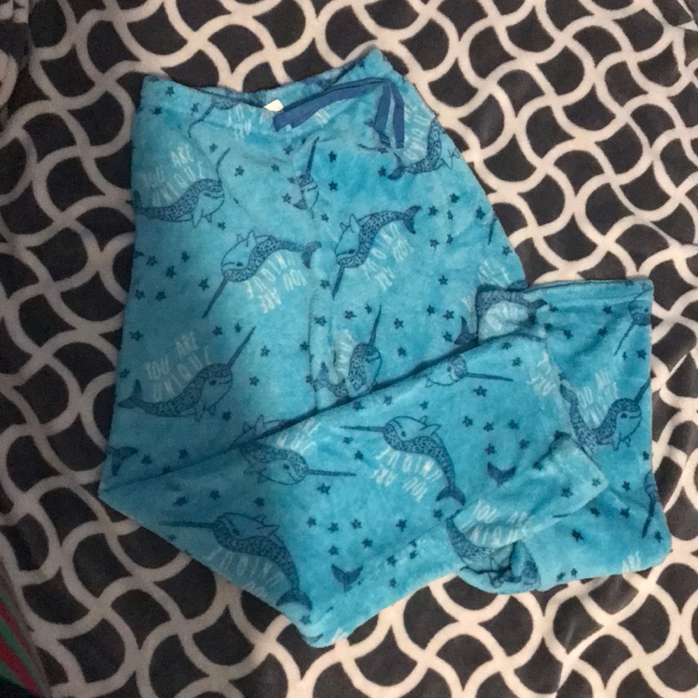 Narwal pajama pants